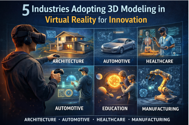 5 Industries Adopting 3D Modeling in Virtual Reality for Innovation